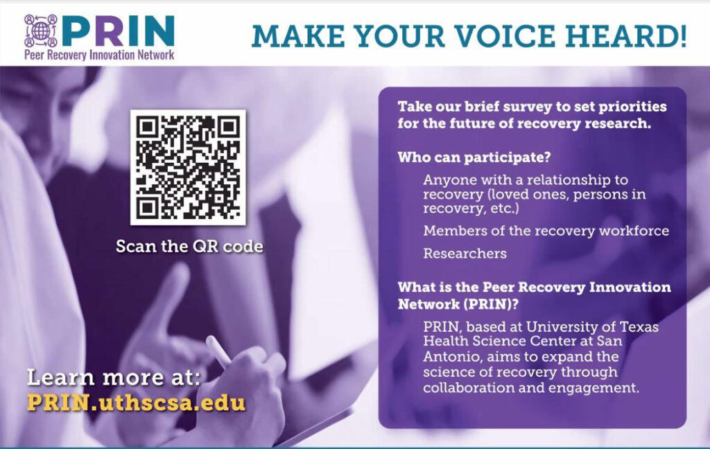 Peer Recovery Innovation Network Banner
